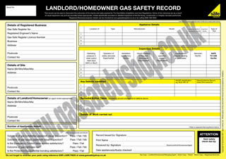 Landlord Gas Safety andGas Safety Certificate Birmingham, West Midlands